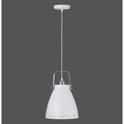 Leuchten Direkt 11059-16 - Hängeleuchte EVA 1xE27/60W/230V d 21,5 cm weiß