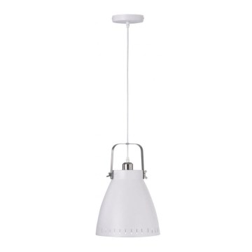 Leuchten Direkt 11059-16 - Lampadario a sospensione con filo EVA 1xE27/60W/230V diametro 21,5 cm bianco
