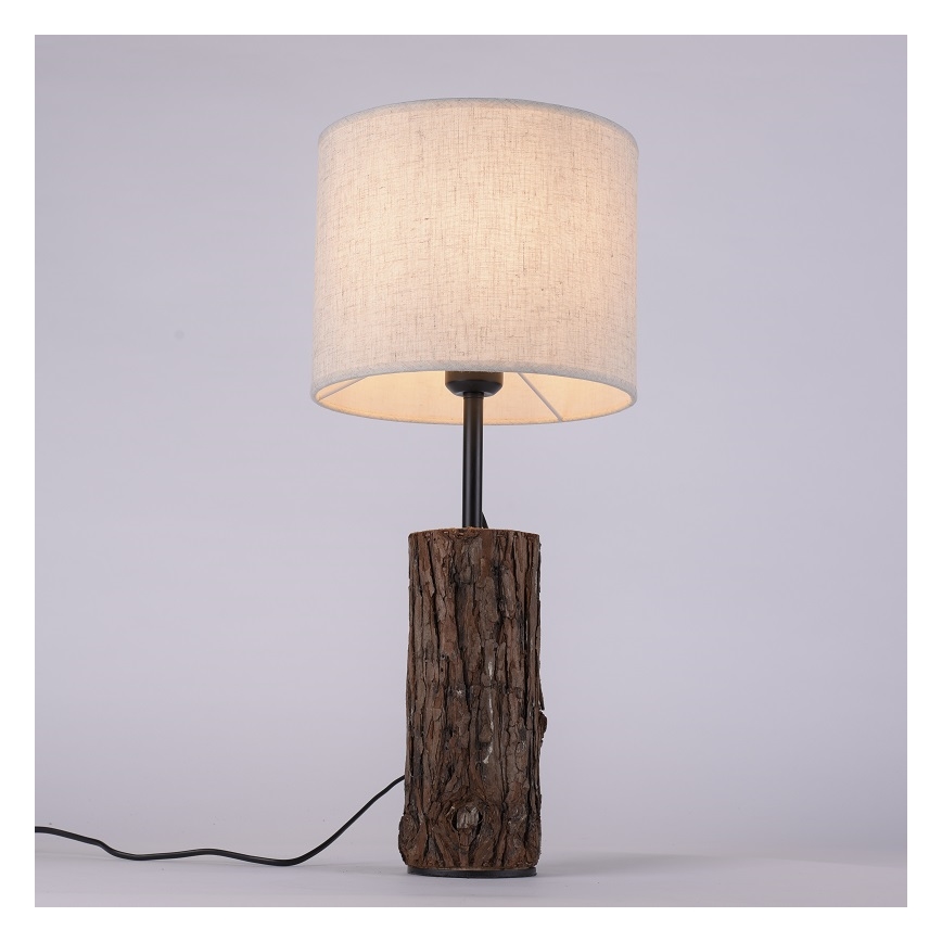 Leuchten Direkt 11233-79 - Lampe de table BARK 1xE27/40W/230V bois