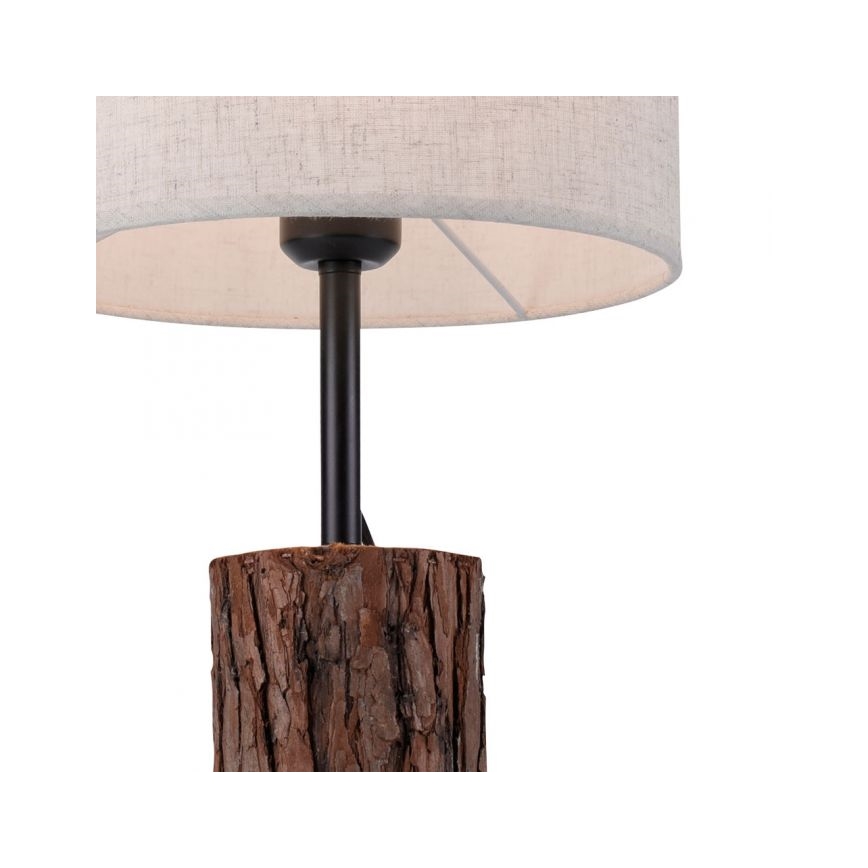 Leuchten Direkt 11233-79 - Lampe de table BARK 1xE27/40W/230V bois