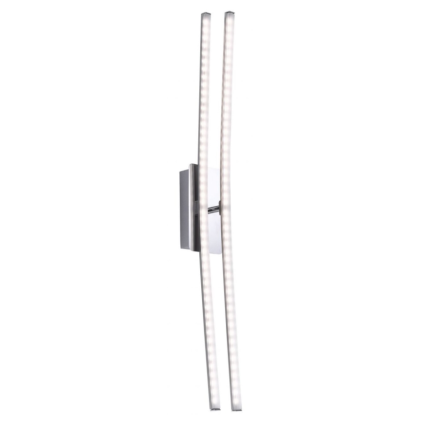 Leuchten Direkt 11272-55 - LED-Anbaukronleuchter SIMON 2xLED/8W/230V mattchrom