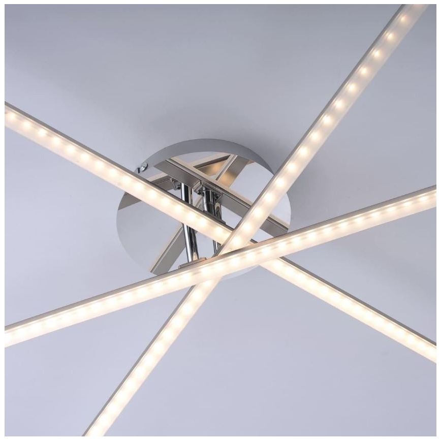 Leuchten Direkt 11274-55 - Lampadario LED da superficie SIMON 3xLED/8W/230V cromo opaco