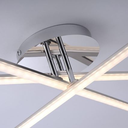 Leuchten Direkt 11274-55 - Lampadario LED da superficie SIMON 3xLED/8W/230V cromo opaco