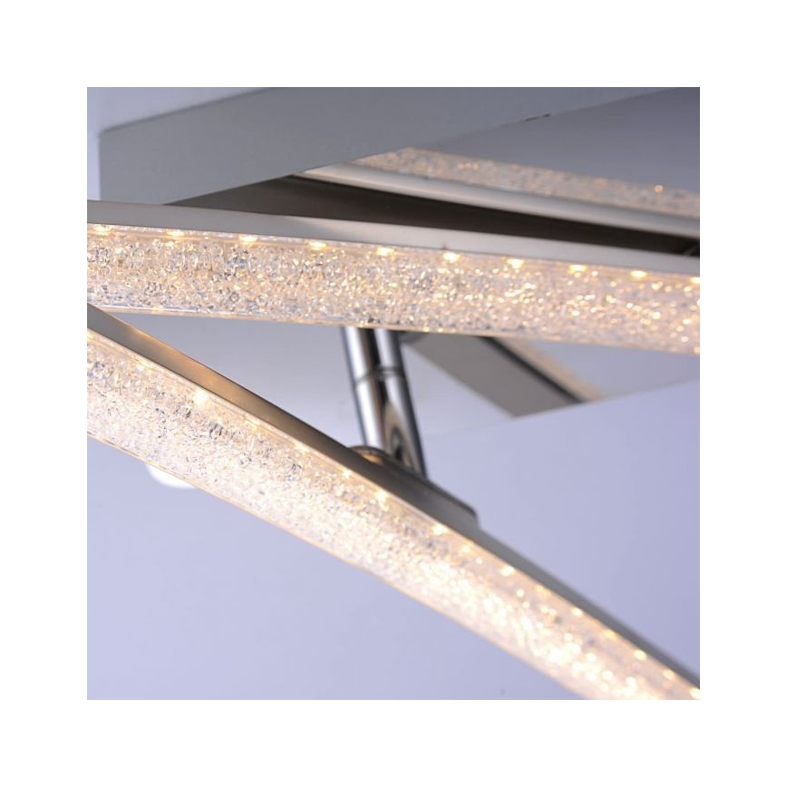 Leuchten Direkt 11290-17 - Lustre monté en surface SIMON 2xLED/5W/230V chrome brillant