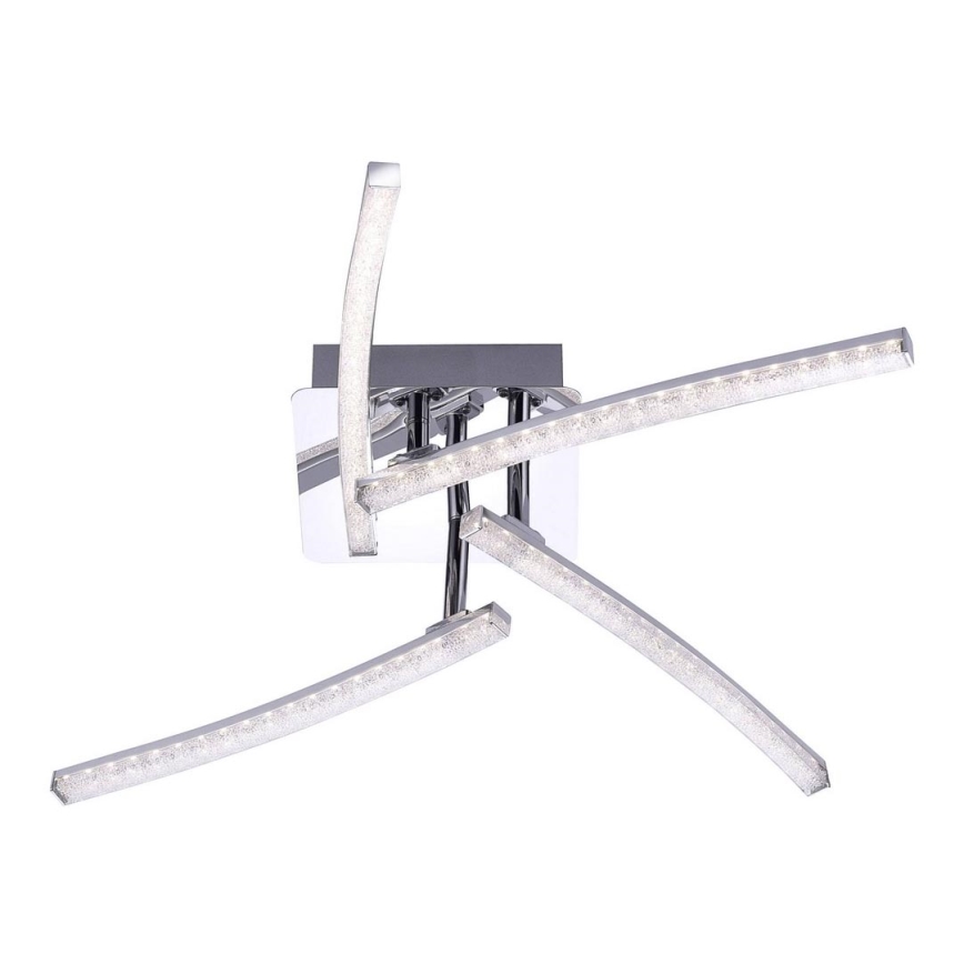 Leuchten Direkt 11291-17 - Lustre monté en surface SIMON 4xLED/3W/230V chrome brillant