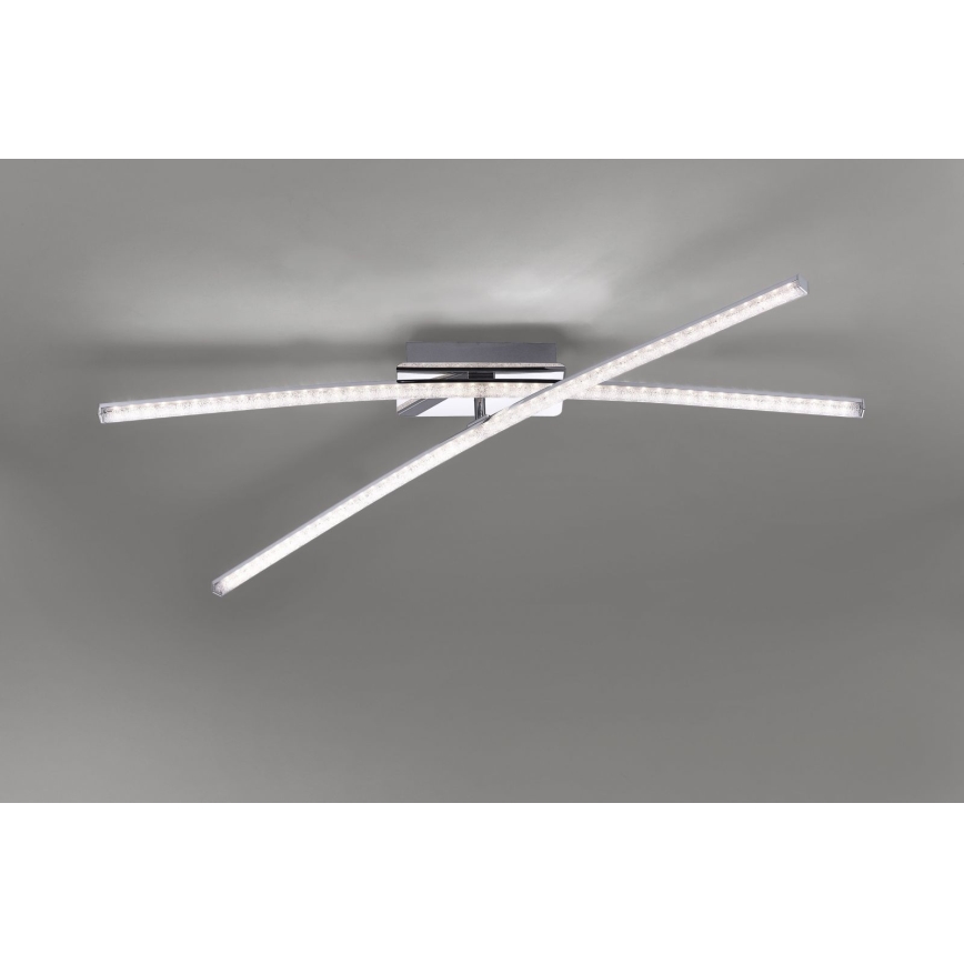 Leuchten Direkt 11292-17 - LED-Aufbaukronleuchter SIMON 2xLED/8W/230V chromglänzend