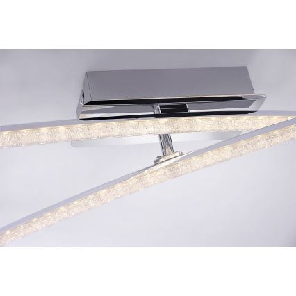 Leuchten Direkt 11292-17 - LED-Aufbaukronleuchter SIMON 2xLED/8W/230V chromglänzend