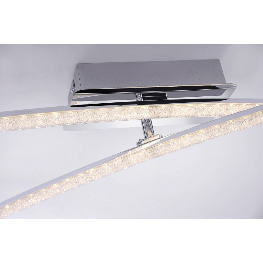 Leuchten Direkt 11292-17 - LED-Aufbaukronleuchter SIMON 2xLED/8W/230V chromglänzend
