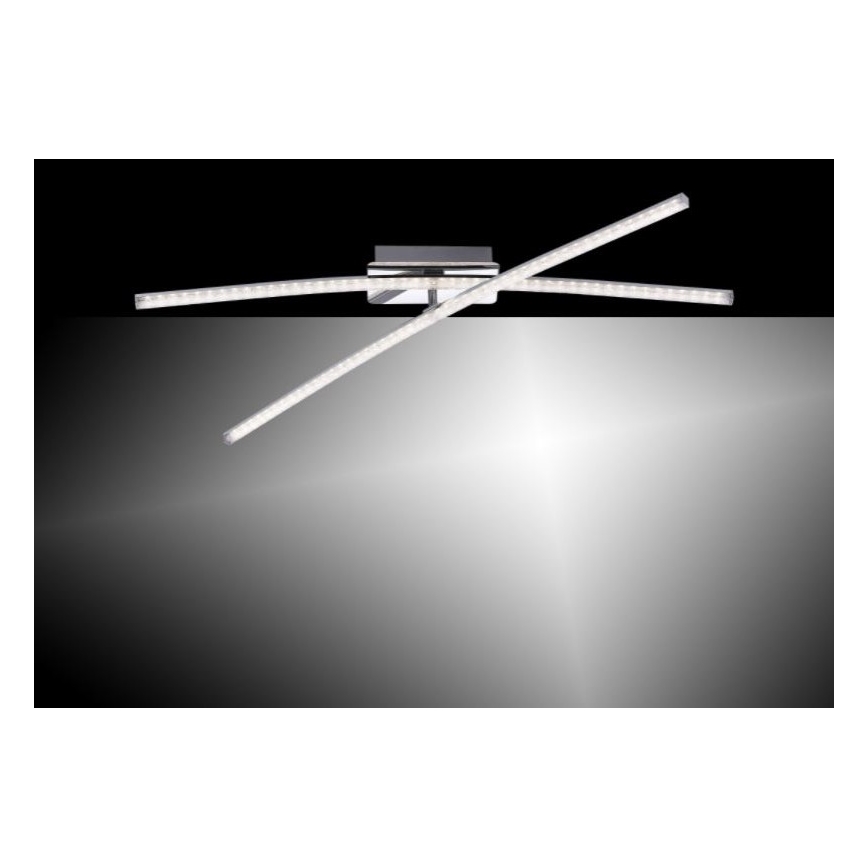 Leuchten Direkt 11292-17 - LED-Aufbaukronleuchter SIMON 2xLED/8W/230V chromglänzend