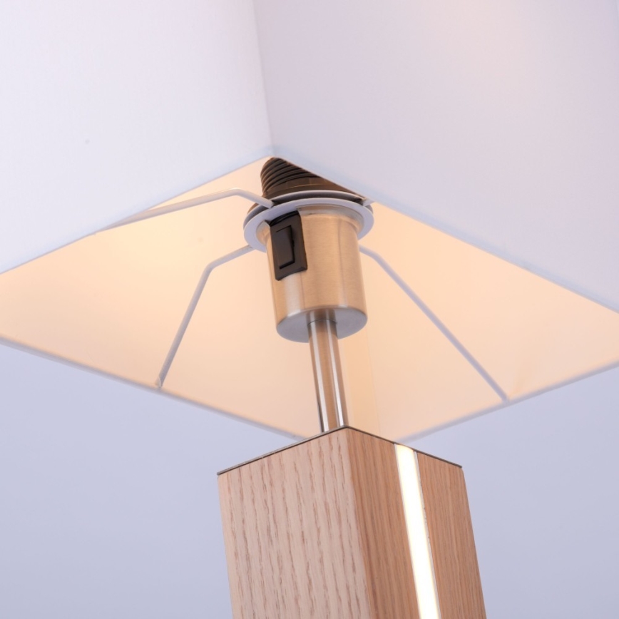 Leuchten Direkt 11421-78 - Lampada da tavolo dimmerabile a LED AMANDA 1xE27/40W/230V + LED/5W