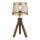 Leuchten Direkt 11423-60 - Lampe de table FREDERIK 1xE27/60W/230V mango arbre