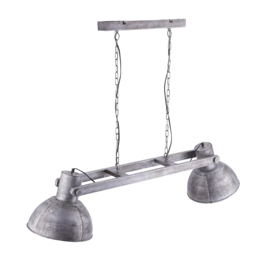 Leuchten Direkt 11483-77 - Lampadario su corda SAMIA 2xE27/25W/230V