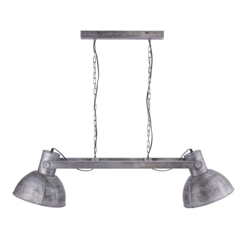 Leuchten Direkt 11483-77 - Lampadario su corda SAMIA 2xE27/25W/230V