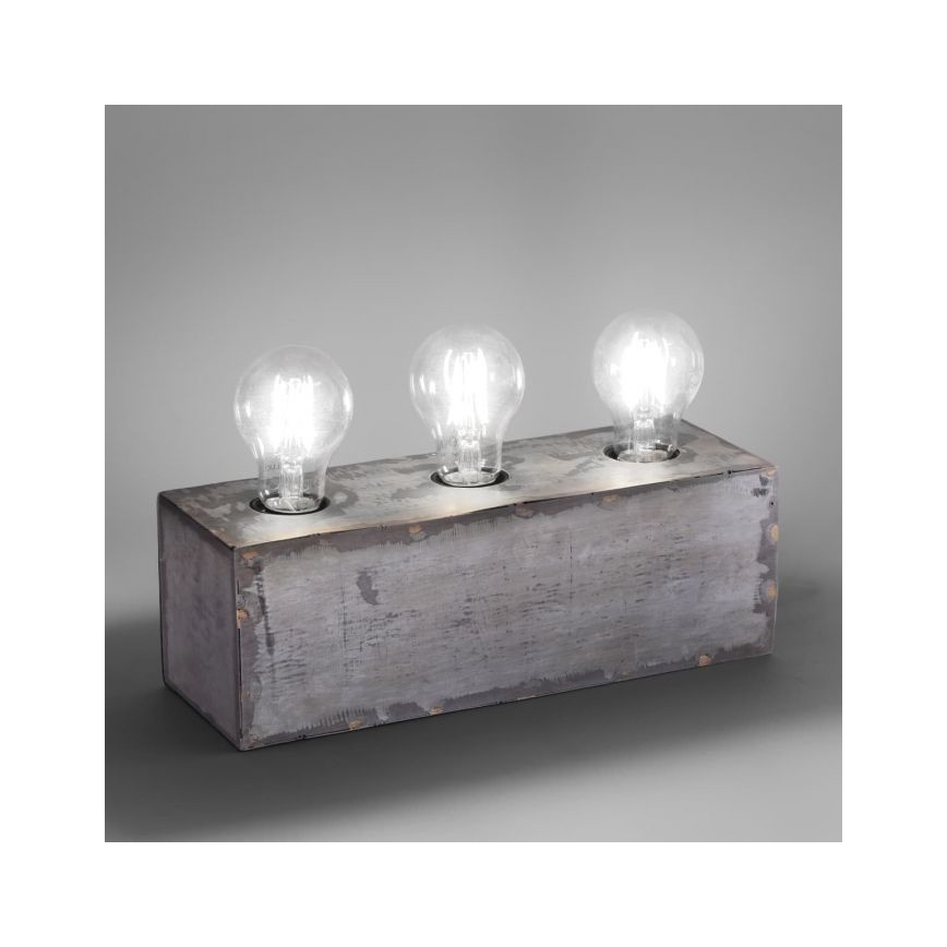 Leuchten Direkt 11498-77 - Lampe de table SAMIA 3xE27/25W/230V