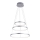 Leuchten Direkt 11526-55 - Suspension LED dimmable sur câbles CIRCLE LED/13,5W/230V + LED/19,5W + LED/24W