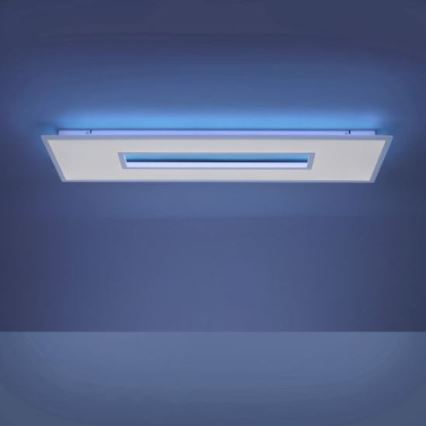 Leuchten Direkt 11646-16 - Plafonnier LED RGB dimmable RECESS LED/41W/230V + LED/7,5W + télécommande