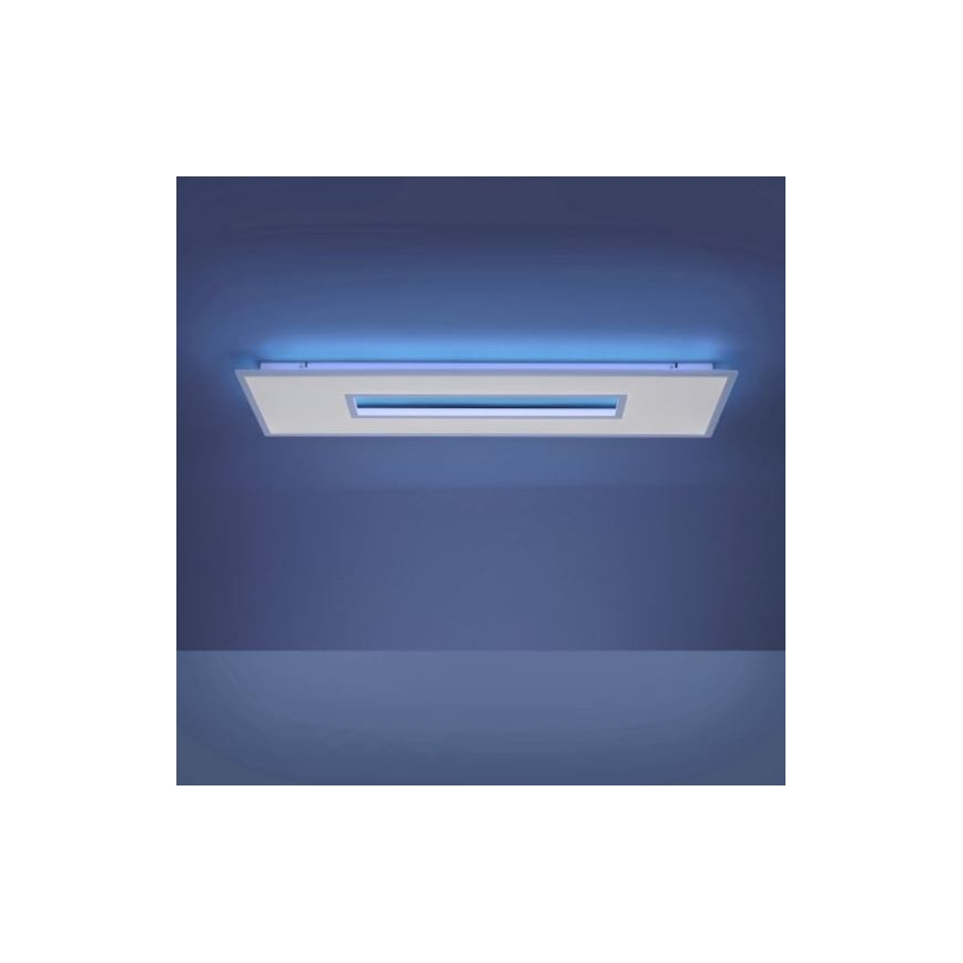 Leuchten Direkt 11646-16 - Plafonnier LED RGB dimmable RECESS LED/41W/230V + LED/7,5W + télécommande