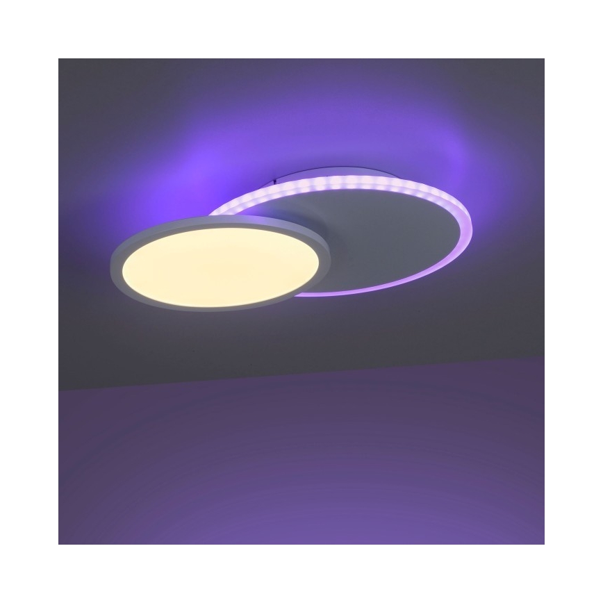 Leuchten Direkt 11662-16 - Plafoniera LED RGB dimmerabile ARENDA LED/21W/230V + telecomando
