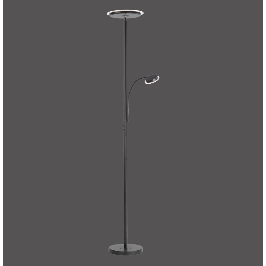 Leuchten Direkt 11709-18 - Lampada da terra LED dimmerabile HANS LED/22W/230V + LED/4W