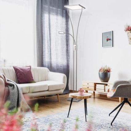 Leuchten Direkt 11722-55 - Lampe LED dimmable MARIAN LED/33,5W/230V + LED/3,6W