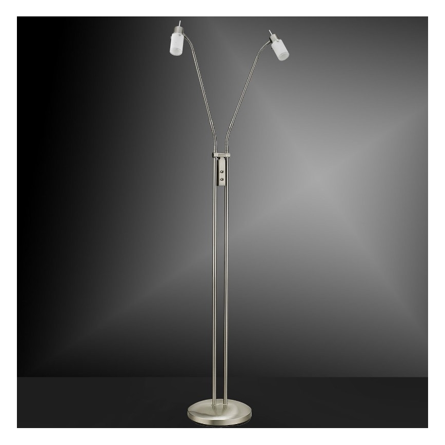 Leuchten Direkt 11937-55 - Lampada da terra LED MAX LED 2xGU10/4W/230V