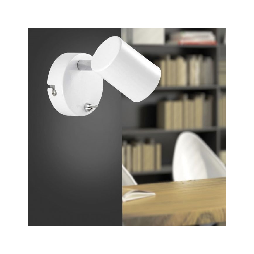 Leuchten Direkt 11941-16 - Spot mural LED TARIK 1xGU10/5W/230V blanc