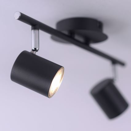 Leuchten Direkt 11942-13 - LED-Strahler TARIK 2xGU10/5W/230V anthrazit