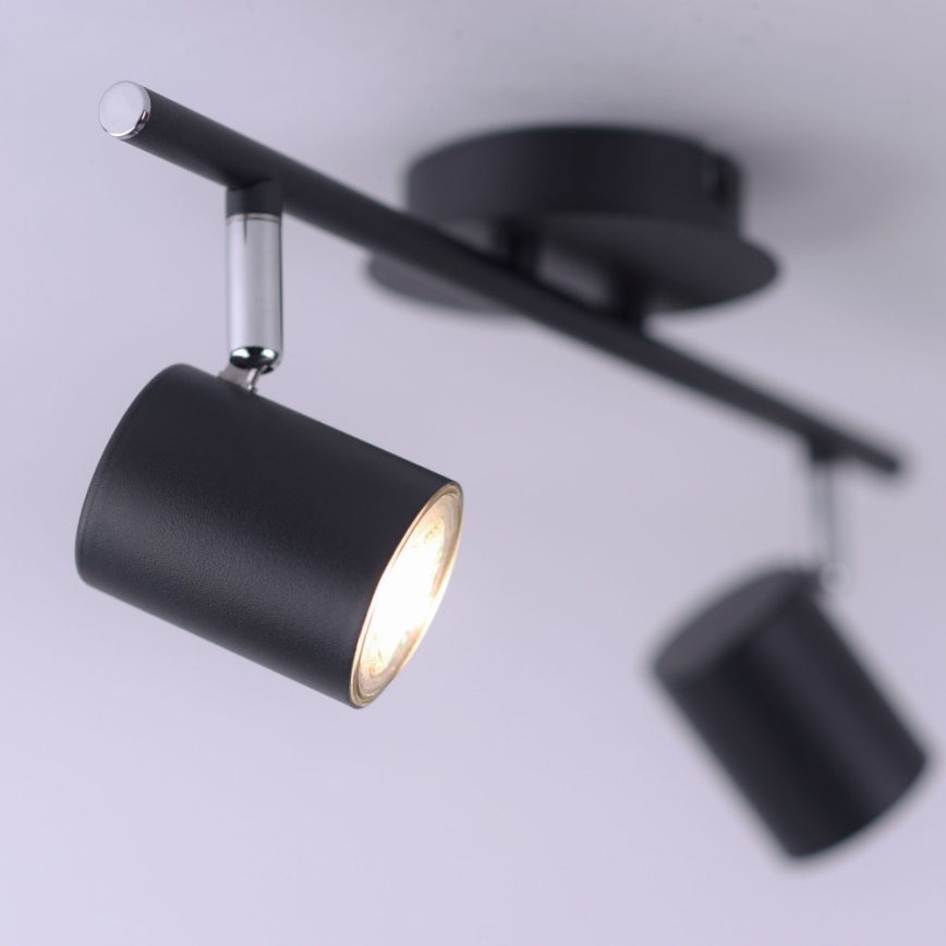 Leuchten Direkt 11942-13 - LED-Strahler TARIK 2xGU10/5W/230V anthrazit
