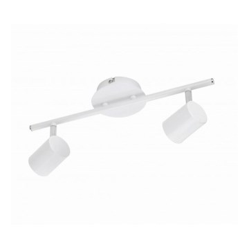 Leuchten Direkt 11942-16 - Faretto LED TARIK 2xGU10/5W/230V bianco