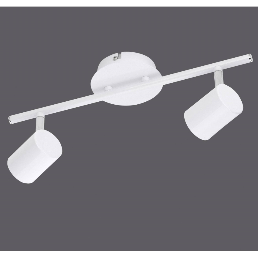Leuchten Direkt 11942-16 - LED Strahler TARIK 2xGU10/5W/230V weiss