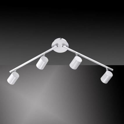 Leuchten Direkt 11944-16 - Spot LED TARIK 4xGU10/5W/230V blanc