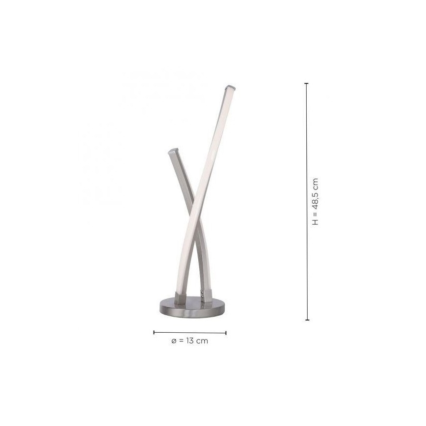 Leuchten Direkt 11991-55 - Lampada da tavolo LED RGB dimmerabile SWING LED/9,5W/230V 2700-5000K + telecomando