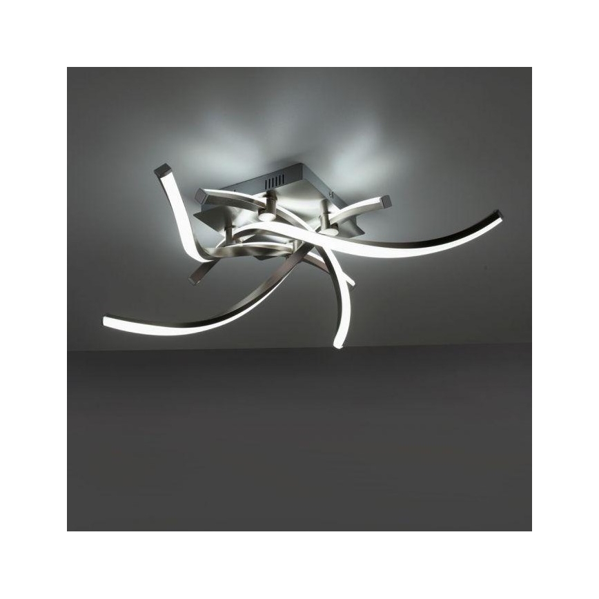 Leuchten Direkt 11995-55 - Lampadario LED RGB Dimmerabile a plafone SWING LED/24,4W/230V 2700-5000K + telecomando