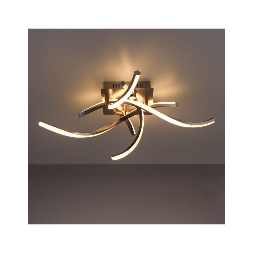 Leuchten Direkt 11995-55 - Lustre à intensité variable LED RGB SWING LED/24,4W/230V 2700-5000K + Télécommande