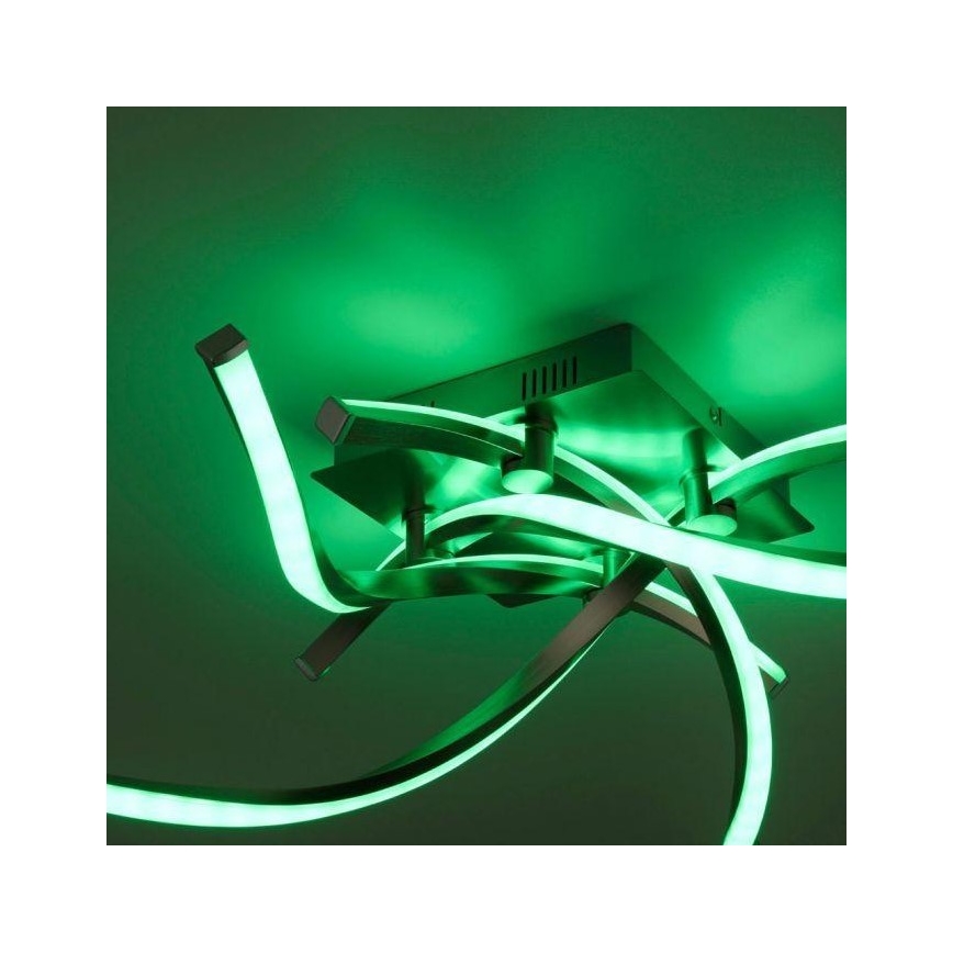 Leuchten Direkt 11995-55 - Lustre à intensité variable LED RGB SWING LED/24,4W/230V 2700-5000K + Télécommande