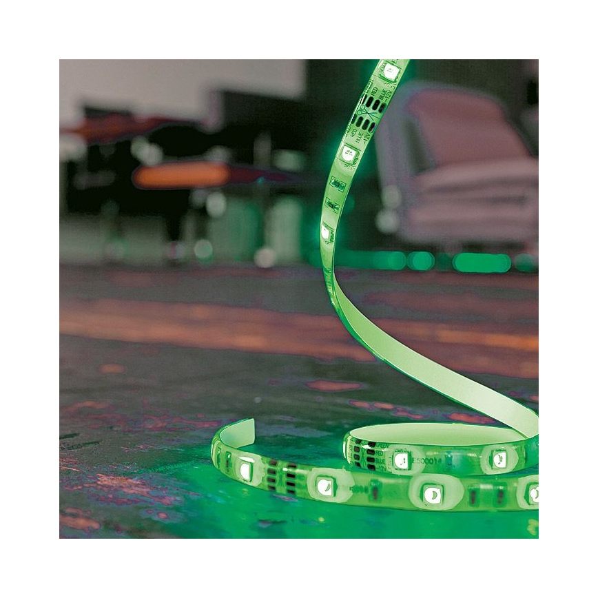 Leuchten Direkt 1210-70-BH- Ruban à intensité variable LED RGB TEANIA 3m 16,2W/12/230V + Télécommande