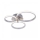 Leuchten Direkt 12110-55 - Plafonnier LED JOHANNA à montage en saillie LED/4,5W/230V+LED/6W+LED/7,5W