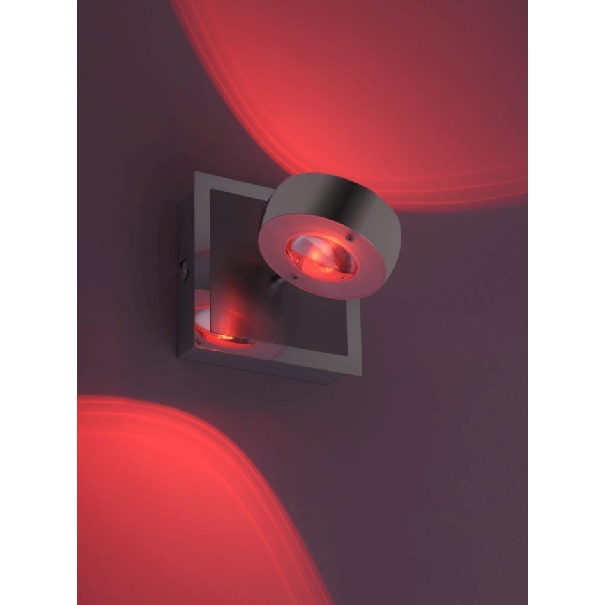 Leuchten Direkt 12471-55 - Luminaire à intensité variable LED RGBW OPTI LED/6W/230V 2700-5000K + Télécommande