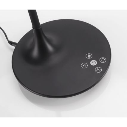 Leuchten Direkt 13061-18 - Lampe de table à intensité variable RAFAEL LED/5W/230V 2700-6000K noire