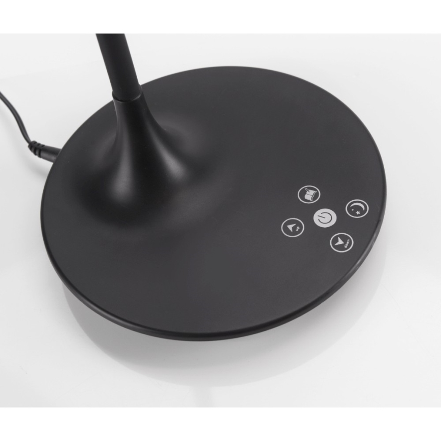 Leuchten Direkt 13061-18 - Lampe de table à intensité variable RAFAEL LED/5W/230V 2700-6000K noire