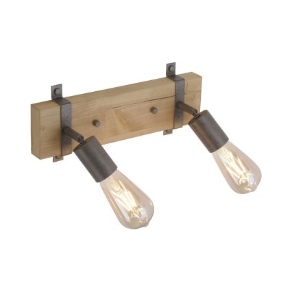 Leuchten Direkt 13472-79 - Luce Spot da parete SLAT 2xE27/40W/230V