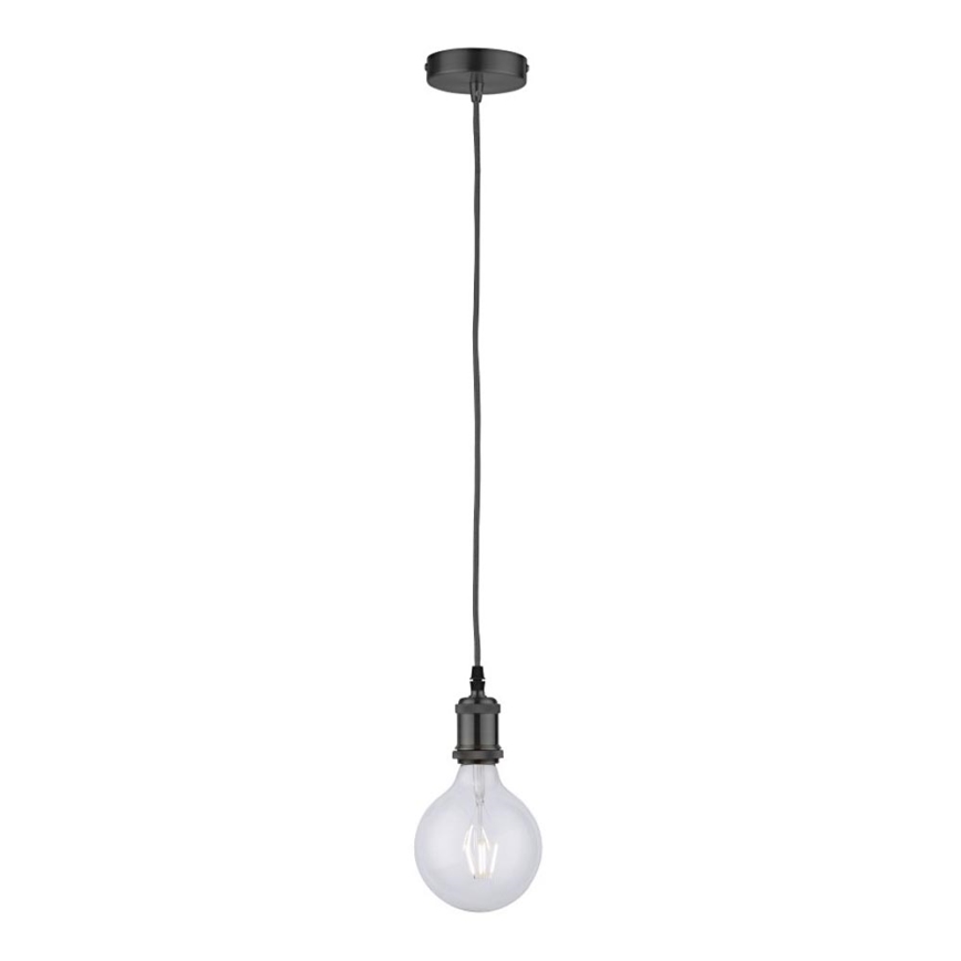 Leuchten Direkt 13570-18 - Lampadario su filo DIY 1xE27/60W/230V nero