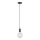 Leuchten Direkt 13570-18 - Lampadario su filo DIY 1xE27/60W/230V nero