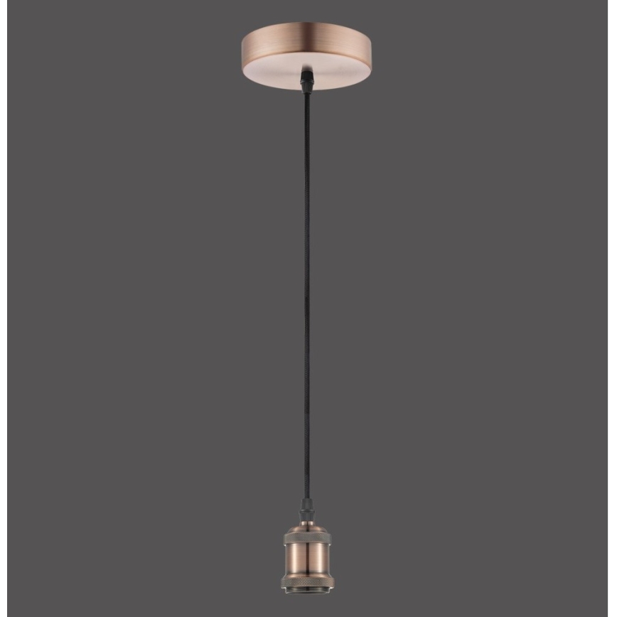 Leuchten Direkt 13570-20 - Suspension filaire DIY 1xE27/60W/230V cuivre