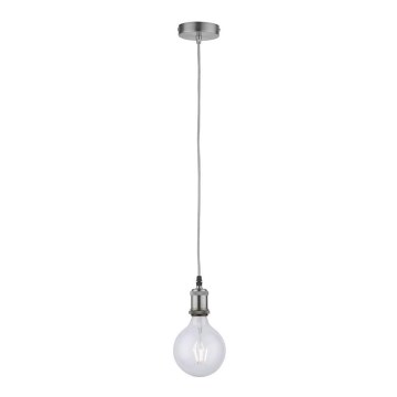 Leuchten Direkt 13570-55 - Lampadario su filo  DIY 1xE27/60W/230V cromo opaco