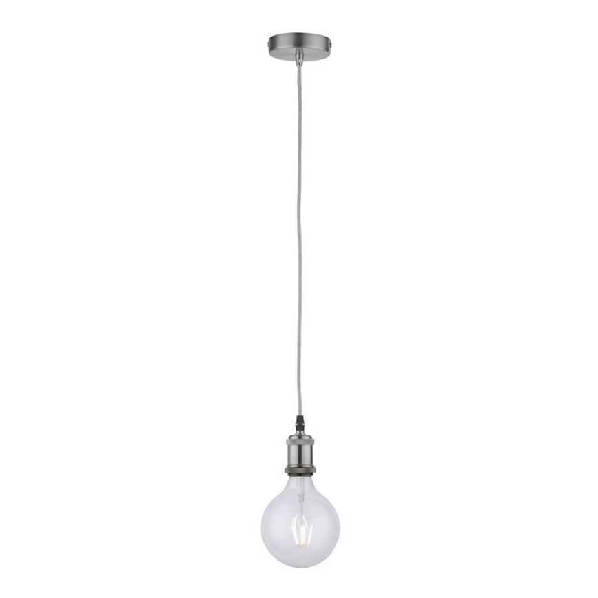 Leuchten Direkt 13570-55 - Lampadario su filo  DIY 1xE27/60W/230V cromo opaco