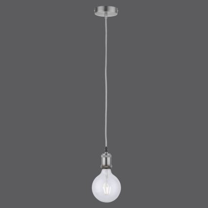 Leuchten Direkt 13570-55 - Lampadario su filo  DIY 1xE27/60W/230V cromo opaco
