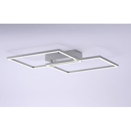 Leuchten Direkt 14018-55 - Lampadario a plafone LED dimmerabile IVEN 2xLED/15W/230V + telecomando