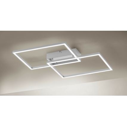 Leuchten Direkt 14018-55 - Lampadario a plafone LED dimmerabile IVEN 2xLED/15W/230V + telecomando
