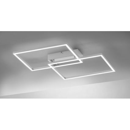 Leuchten Direkt 14018-55 - Lampadario a plafone LED dimmerabile IVEN 2xLED/15W/230V + telecomando